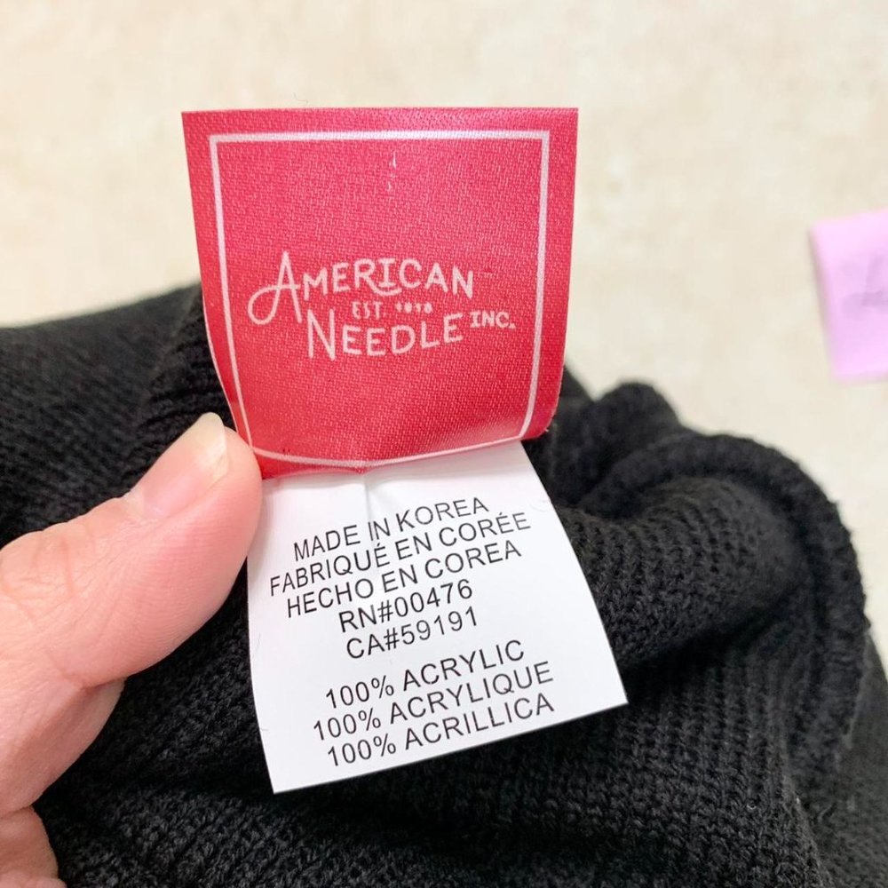 American needle LA Los Angeles black beanie - Picture 4 of 4